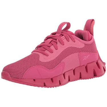 Imagem de Reebok Tênis feminino Zig Dynamica, Semi Pursuit rosa, 6.5