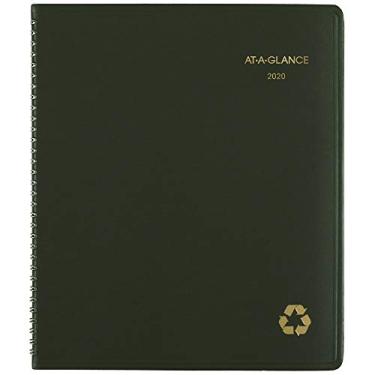 Imagem de AT-A-GLANCE 2020-2021 Agenda mensal, 9" x 11", grande, reciclado, preto (70-260G-05), Nova Edição 2020, Green-recycled