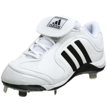 Imagem de adidas Chuteira feminina Excelsior 6 Low Softball, branco/preto/prata, 10