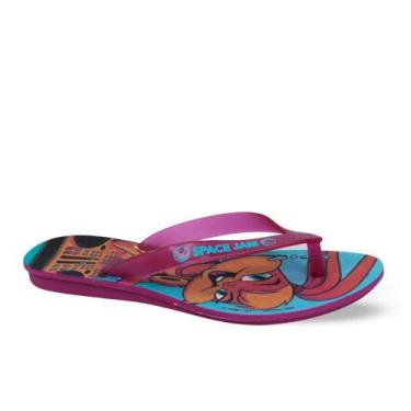 Imagem de Chinelo Space Jam Ii Pop I 22756 Rosa/Azul 32/33 - Grendene Kids