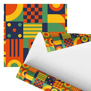 Imagem de Papel De Parede Adesivo Abstrato Jogos Colorido Retro 2,80m