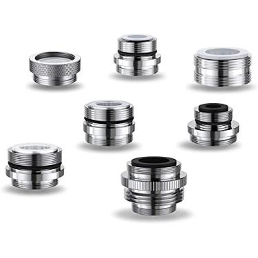 Imagem de Tingpai Adaptadores de manguei de tornei de 7 unidades de vários tamanhos, latão sólido, ae dores de pia removíveis