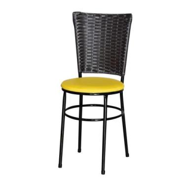 Imagem de Cadeira Para Cozinha Preta Hawai Café - Lamar Design