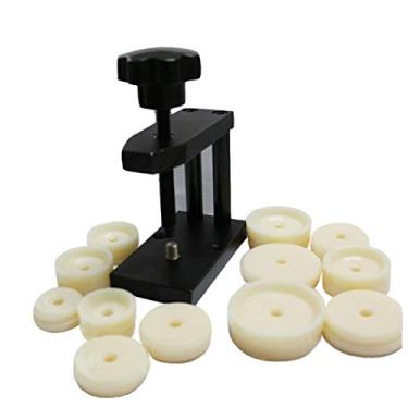 Imagem de OTOOLWORLD Relógio de cristal capa traseira capa de pressão fecho e 12 matrizes kit de ferramentas de reparo de relógio