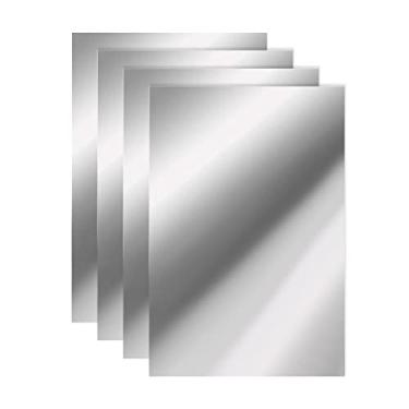 Imagem de Generic 4 Pçs Adesivos de Parede, Acrílico Folhas de Parede de Corpo Sem para Decoração de Parede, 20cm x 30cm