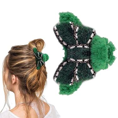 Imagem de cabelo Natal – Acessórios cabelo com clipe garra Natal | Acessórios festa cosplay Natal para mulheres e meninas Ngumms