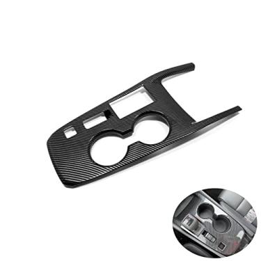 Imagem de Xodouhi Apto para Nissan X-Trail Rogue 2021 2022 Tampa de moldura do painel de câmbio de engrenagem de controle central (fibra de carbono)