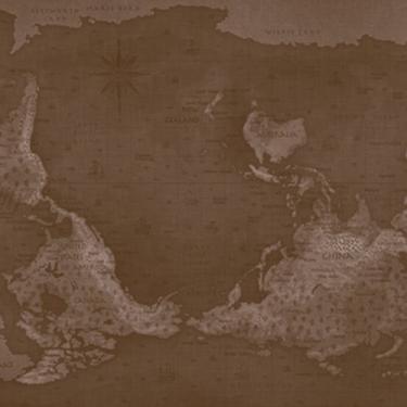 Imagem de ROBINS NEST Mapa antigo cartolina