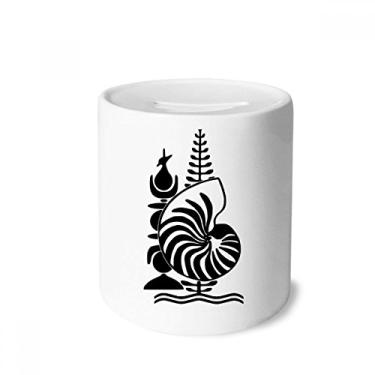 Imagem de DIYthinker Nova Caledônia Emblema Nacional Caixa de Dinheiro Caixa de Cerâmica Porta-Moedas Presente