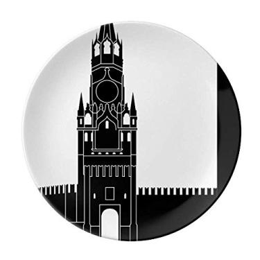 Imagem de Rússia Moscow Kremlin Placa decorativa de porcelana Salver Prato de jantar
