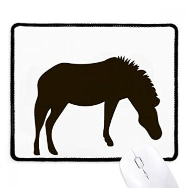 Imagem de Mousepad Black Pinto Animal Portrayal Tapete de borracha para jogos