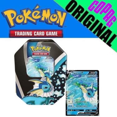 Jogo de Cartas - Pokémon Lata - 25 cartas - Evoluções de Eevee - Sylveon -  Copag - Deck de Cartas - Magazine Luiza