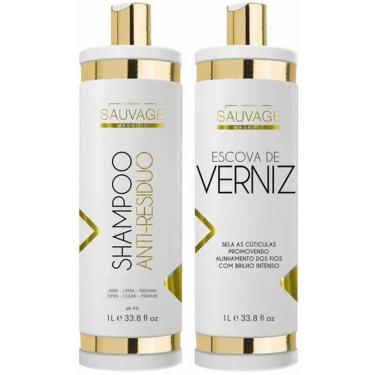 Imagem de Escova Progressiva + Shampoo Antirresíduo Sauvage Magnific