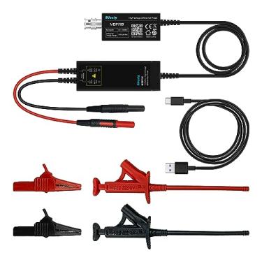 Imagem de YuqiaoTime Micsig Oscilloscope Probe MDP700 MDP1500 MDP3000 100Mhz High Voltage Differential Probe BNC Interface Dual Range Selection Quick Zero USB Power Supply(MDP700)