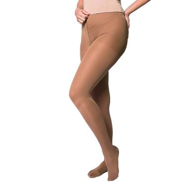 Imagem de Meia Calça Média Compressão 23-32mmHg Importada Strong Suport Feminina Tamanho:5;Cor:Natural Escuro