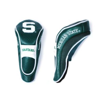 Imagem de Capa de cabeça híbrida para clube de golfe Team Golf NCAA, fecho de veludo para proteção extra de clubes, Michigan State Spartans
