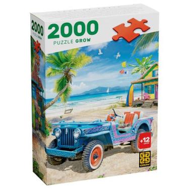Imagem de Puzzle 2000 Peças Casa Na Praia - Grow