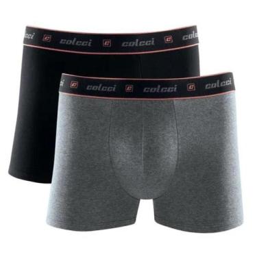 Imagem de Kit 2 Cueca Boxer Colcci Masculina Cotton Cós Elástico
