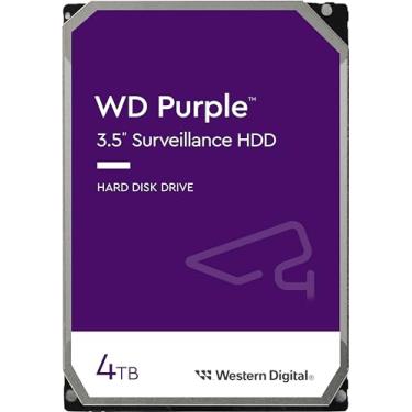 Imagem de Western Digital Disco rígido interno de vigilância WD Purple 4TB - SATA 6 Gb/s, cache de 256 MB, 3,5" - WD43PURZ