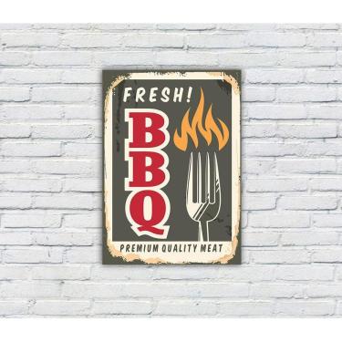 Imagem de Placa Decorativa MDF Cantinho do Churrasco 23
