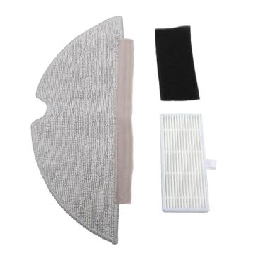 Imagem de Filtro de Aspirador de pó robô, Acessórios de Aspirador de pó robô 5 Peças Com Pano de Esfregão de 3 Peças para Substituição