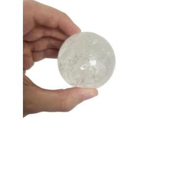 Imagem de Bola De Cristal Esfera De Quartzo Transparente 213G / 5,5cm - Cristais