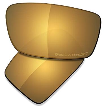 Imagem de Saucer Lentes de substituição premium para óculos de sol Oakley Gascan OO9014 de alta definição - Bronze Dourado polarizado
