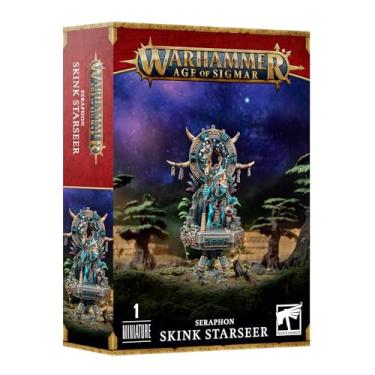Imagem de Warhammer Age of Sigmar: SERAPHON: Skink STARSEER - Jogo de Miniaturas