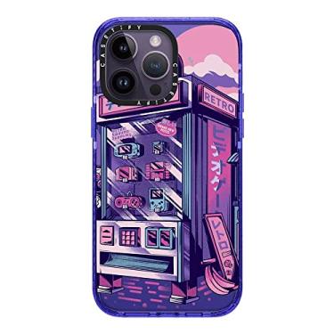 Imagem de Casetify Capa Impact para iPhone 14 Pro Max compatível com Magsafe - Máquina de venda automática retrô - Peri Purple Re