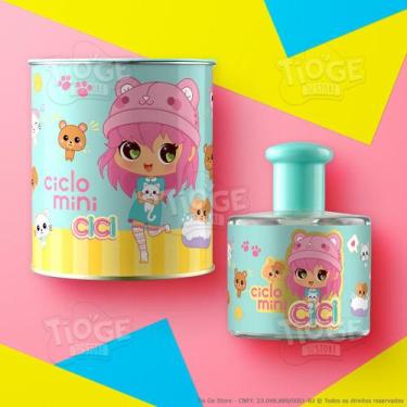 Imagem de Perfume Infantil Cici Zoe Ciclo Mini Deo Colônia Com Lata Personalizad
