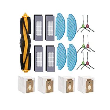 Imagem de Peças de reposição para Ecovacs DEEBOT OZMO T8 AIVI/T8 MAX/T8 series/N8 Pro/N8 Pro+ Robot Vacuum Main Side Brush Filter Mop Pad Acessórios para saco de poeira