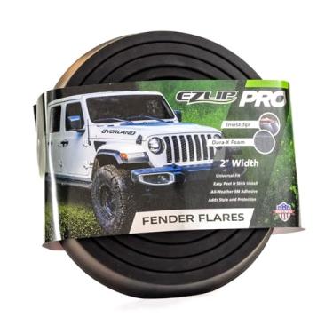 Imagem de EZ Flares GG – Bandeiras laterais de borracha para carros de espuma flexível universal original de 5 cm - Fender Flares