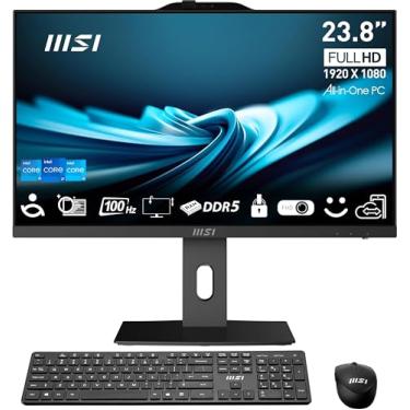 Imagem de MSI PRO AP242P 60.5 cm IPS FHD All-in-One PC: Intel Core i7-14700, 16GB DDR5, 1TB m.2 NVMe SSD, WiFi, suporte ajustável, teclado e mouse, Windows 11 Home: 14M-643US