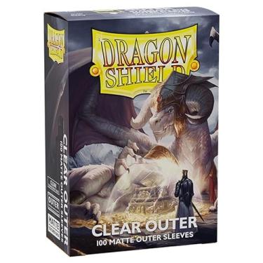 Imagem de 5 Packs Dragon Shield 100 ct Standard Matte Outer Sleeves Clear Value Bundle!