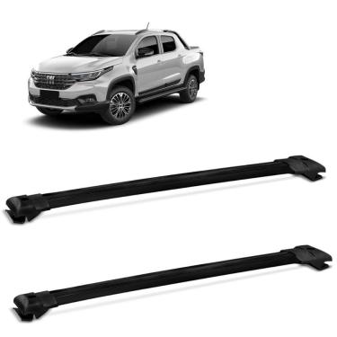 Imagem de Rack Teto Travessa Larga Strada 2020 a 2023 CD Preto