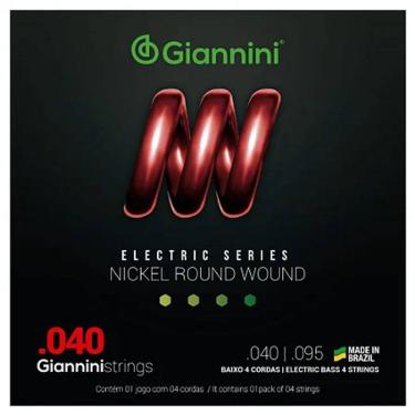 Imagem de Encordoamento Baixo 4 Cordas .040 Giannini Electric