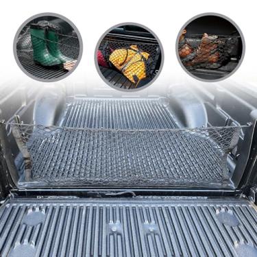 Imagem de Rede de carga para porta-malas estilo envelope de cama de caminhão para Jeep Gladiator Sport com spray no forro de cama 2020-2022 - Organizador de cama de caminhão premium - Organizador de transporte de veículos para Jeep Gladiator Sport