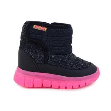 Imagem de Bota Infantil Feminina Novopé CB Glitter Preto - 9900-Feminino