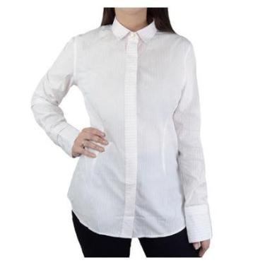 Imagem de Camisa Feminina Dudalina ML Slim Listrada-Feminino