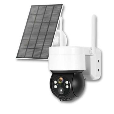 Imagem de Camera de Segurança Solar Externa 360° Visão Noturna a prova d´água IP65