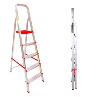 Imagem de Escada BTF Doméstica 5 Degraus em Alumínio ESC0064