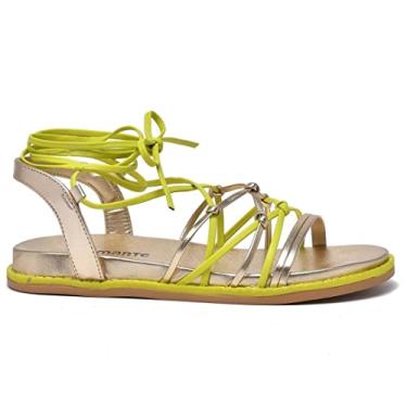 Imagem de SANDALIA PAPETE RASTEIRA 22-18107 - VIA MARTE (71) - GOLD/LIMA