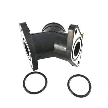 Imagem de Royal Sun Adaptador de inicialização de coletores de admissão de interface de junta de carburador adequado para Yamaha XV250 Virago XV250 Route 66 XV250 V-Star 250 Nº da peça: 2UJ-13586-00-00,