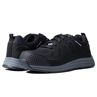 Imagem de Skechers Men's Work Malad II Composite Toe Sneakers, Black, 10 W