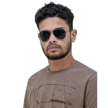 Imagem de Óculos de Sol Ogochi Masculino Aviador 069500001 Preto-Masculino