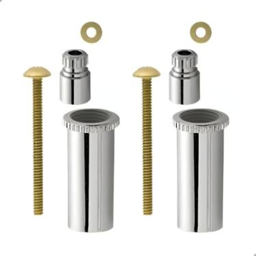 Imagem de SOFTINOX Kit 2 Prolongador de Registro Padrão Deca 16 Estrias com Pistão Material Premium Instalações de Registros Duchas e Lavatórios