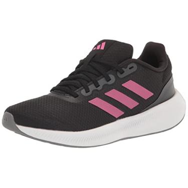 Imagem de adidas Tênis de corrida masculino, Preto/Pulse Magenta/Cinza, 36