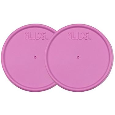 Imagem de iLIDS Tampa de armazenamento de pote Mason, Boca Regular, rosa, 2 pack, 1