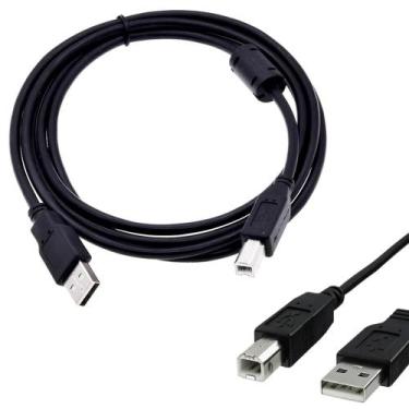 Imagem de Cabo Da Impressora Usb Universal Reforçado 1,8 Metros Para Notbook Com