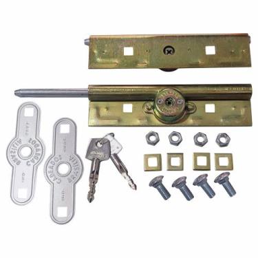 Imagem de Trava Lateral para Porta de Enrolar - Bicromatizado - Cadeados Brasíli